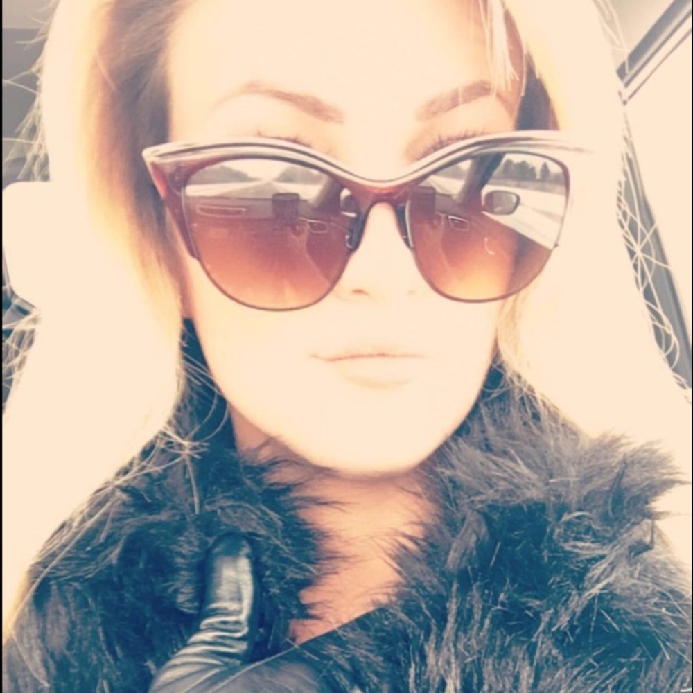 🆕 Women’s Brown Cat Eye Retro Fashion Sunglasses - Picture 5 of 7